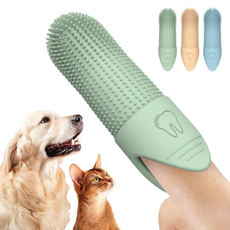 Frendorf | PetEase 360° Fingerzahnbürste für Hunde | Effektive Zahnpflege | Schonend & Einfach | Für saubere Hundezähne