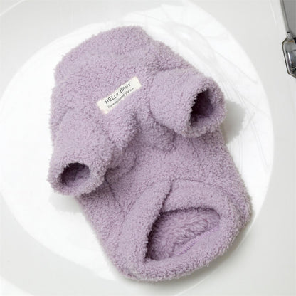 Gemütlicher und weicher Fleece-Hundepullover - Perfekt für Komfort bei kaltem Wetter