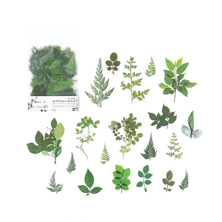 Geprägte Botanische Garten Aufkleber