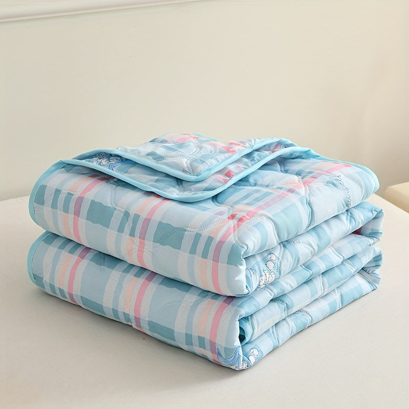 Weiches & Leichtes Sommerdecke - Atmungsaktives und Hautfreundliches Plaid für Sofa, Klimaanlage und Mehrfachnutzung