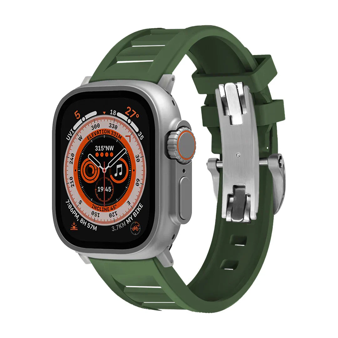 Frendorf | FKM Butterfly Schnalle Band für Apple Watch