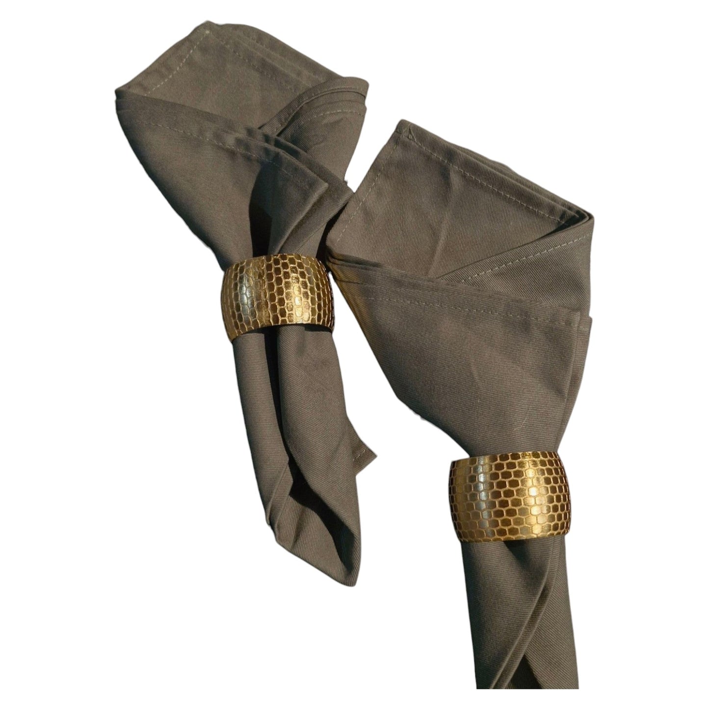 Frendorf | VASAI SERVIETTE 42x42cm, 100% Anthrazitgrau, Elegante Baumwollservietten für das Essen, Veranstaltungen und den täglichen Gebrauch