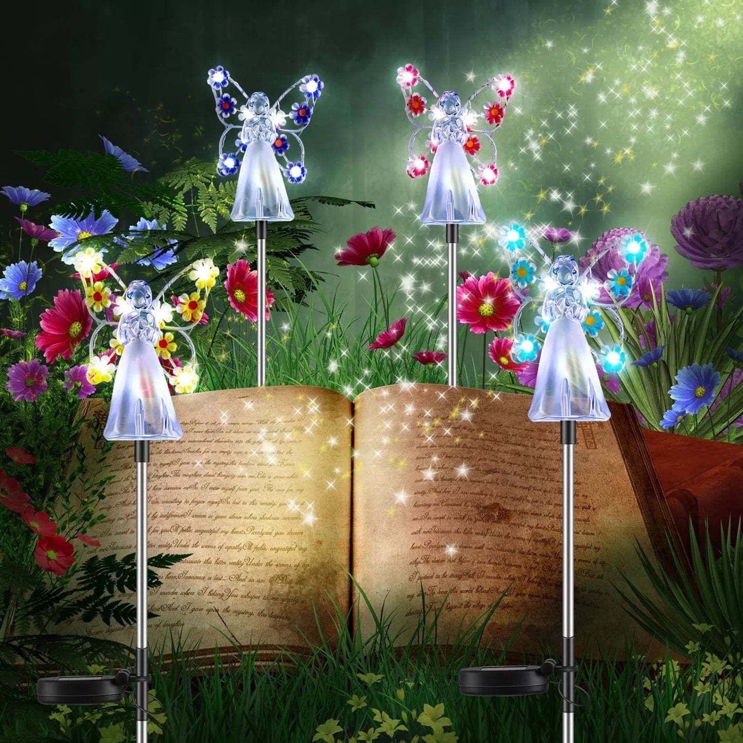Frendorf | LumiWings Solarbetriebene Schmetterlingslichter – Verzaubernde Außenbereich Gartendekoration