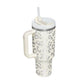 Isolierender Becher mit Griff und Strohhalm | 40 oz