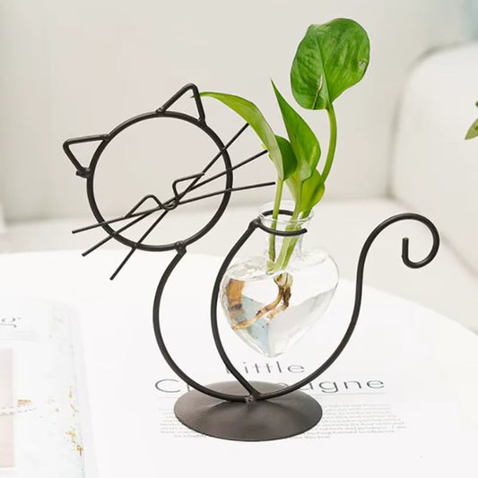 Frendorf | Kreative Miniatur Katze Form Pflanze Vase