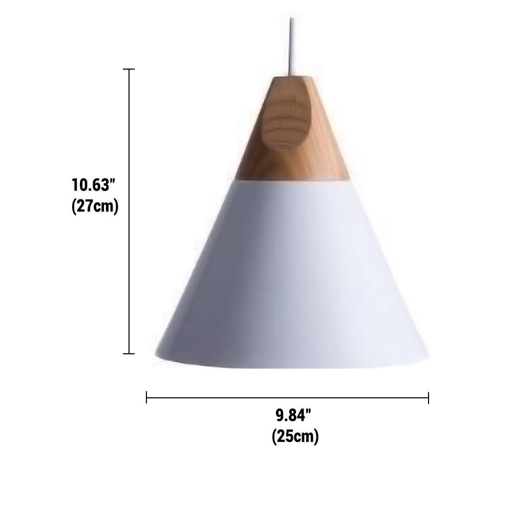 Minimalistische Holz Pendelleuchte | NordicLight