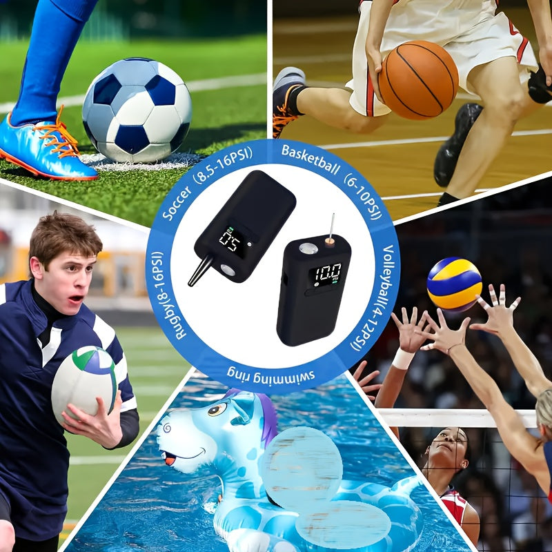 Frendorf | Automatische Ballpumpe 20 PSI – Schnell und bequem für verschiedene Sportbälle