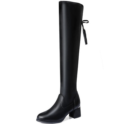 Frendorf | Bow Elastisch Weich Warm Bequeme Stiefel