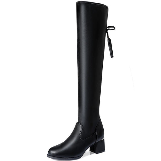 Frendorf | Bow Elastisch Weich Warm Bequeme Stiefel