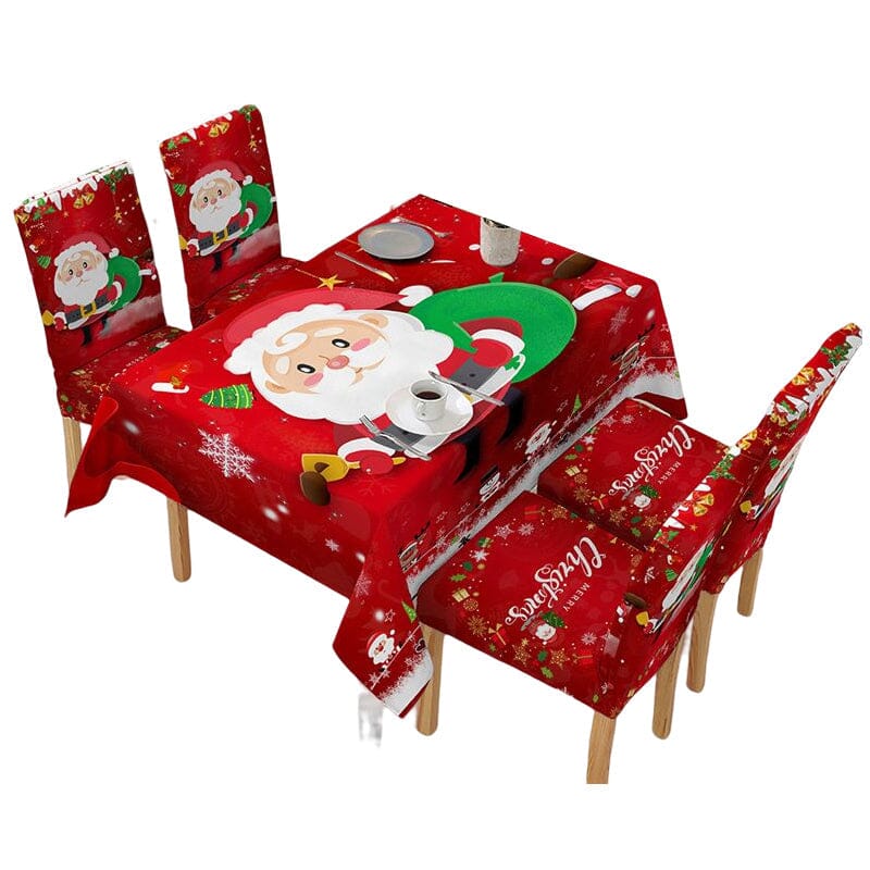 Frendorf | Weihnachts Tischdecke Stuhlhussen Dekoration