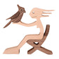 Frendorf | Geschenk für Tierliebhaber - Holzskulptur Tischornamente - Die Liebe zwischen Ihnen und Ihrem pelzigen Freund