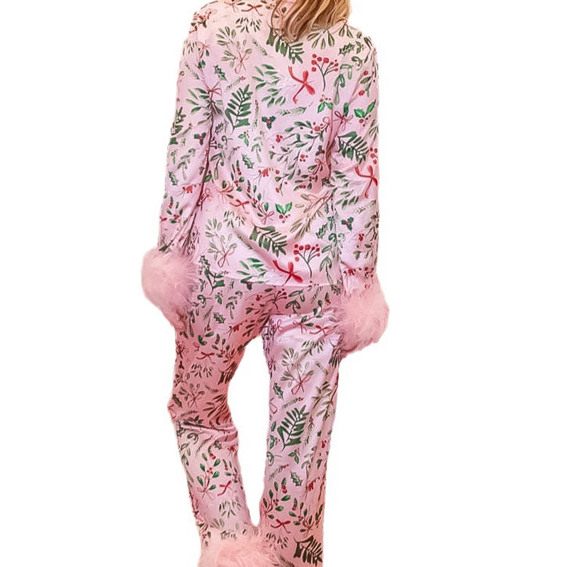 Frendorf | Bedrucktes Pyjama Eltern-Kind-Set