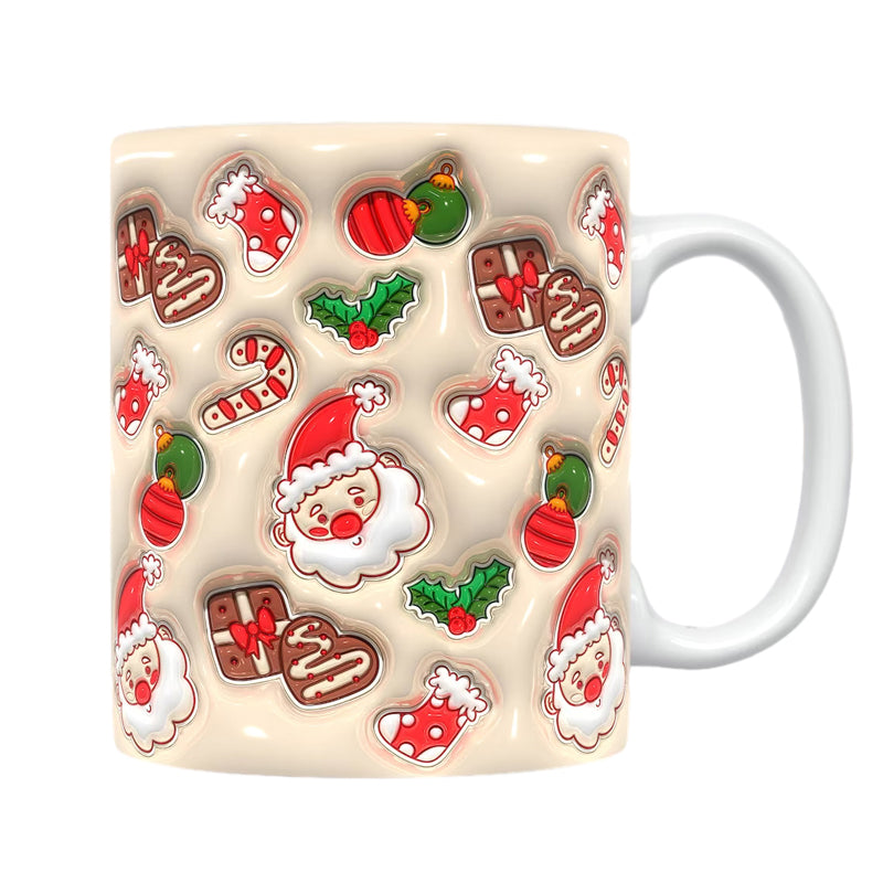 Frendorf | 3D Weihnachten Aufgeblasene Tasse Wrap