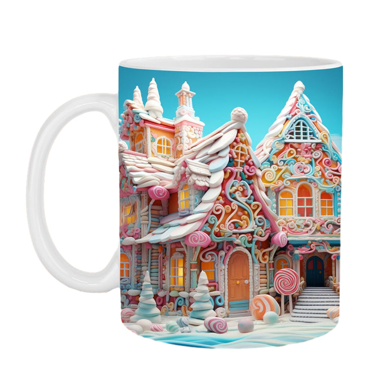 Frendorf | 3D Weihnachts-Gingerman Keramik Kaffeetasse