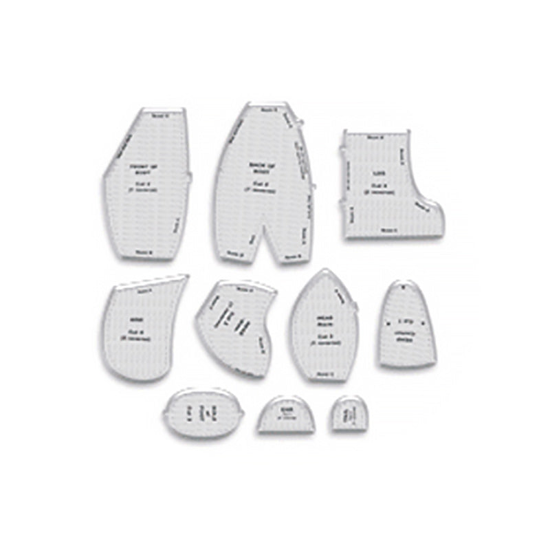 Frendorf |  Memory Bear Schablonen Lineal Set