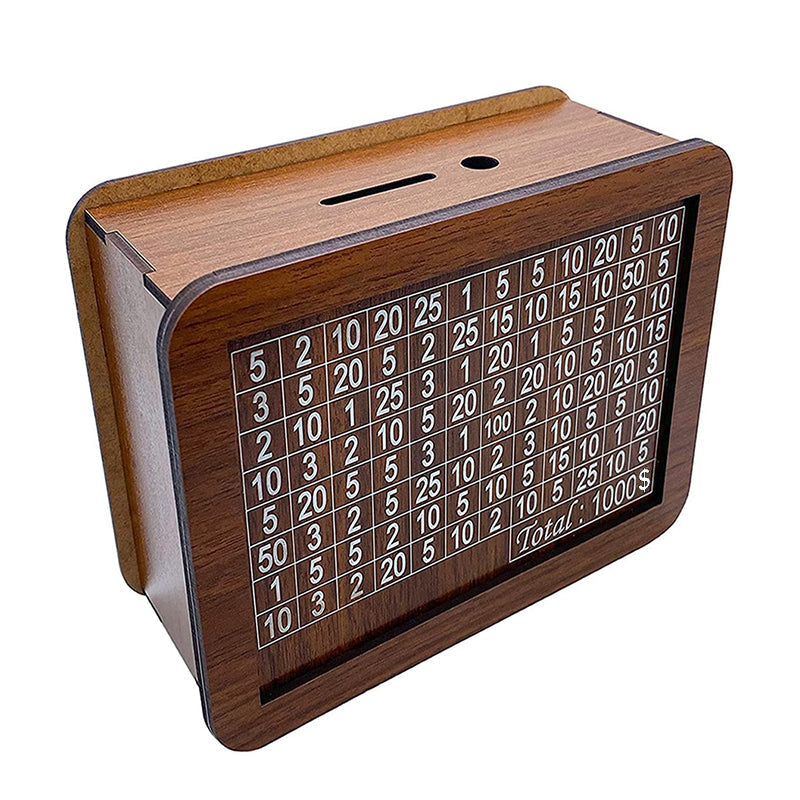 Frendorf | Holzsparbuchse mit gravierten Figuren