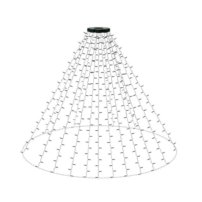 Frendorf | Weihnachtsbaum Wasserfalllichter mit Ring