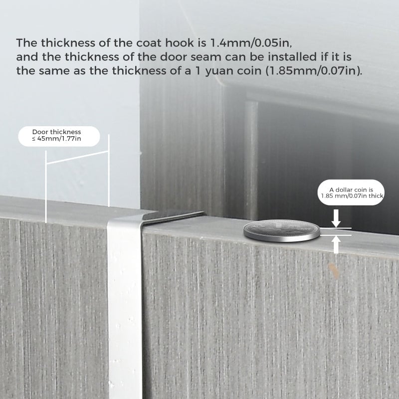 Frendorf |  Hookit Versenkbarer Kleiderbügel aus Metall