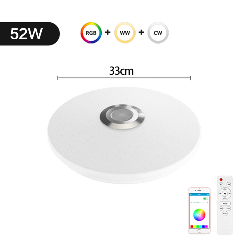 Frendorf | LunaLume Intelligente Moderne RGB-Deckenleuchte | Farbwechsel | Smart-App-Steuerung | Energieeffizient