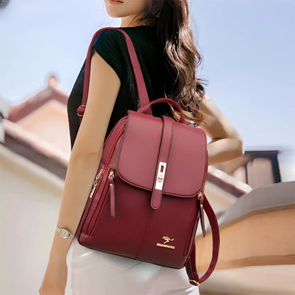 Frendorf | Alena Rucksack - Luxuriöse und Hochwertige Leder Damenhandtasche