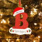 Frendorf | Personalisierte Weihnachts 24 Buchstaben Ornamente