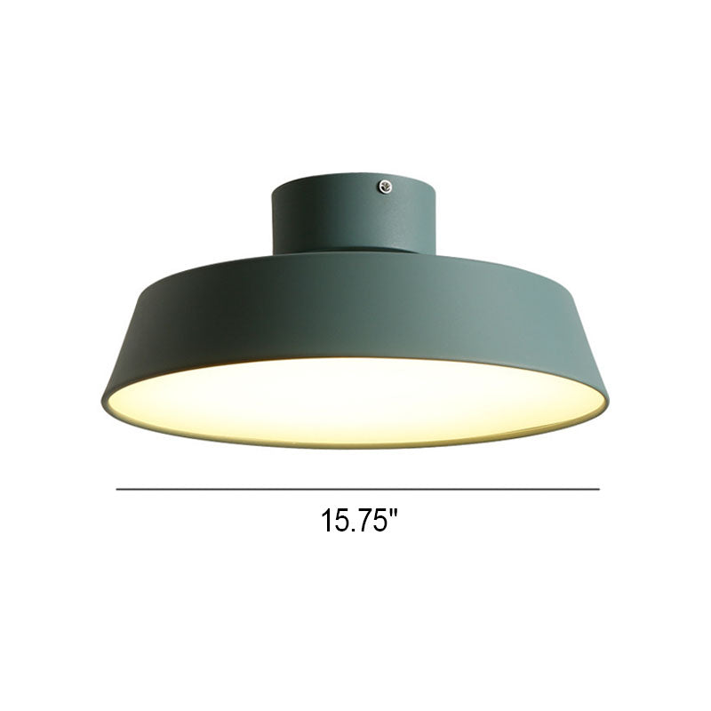 Frendorf | AuraDisk Nordic LED Deckenleuchte | Minimalistisches Runddesign | Aluminium | Flush Mount