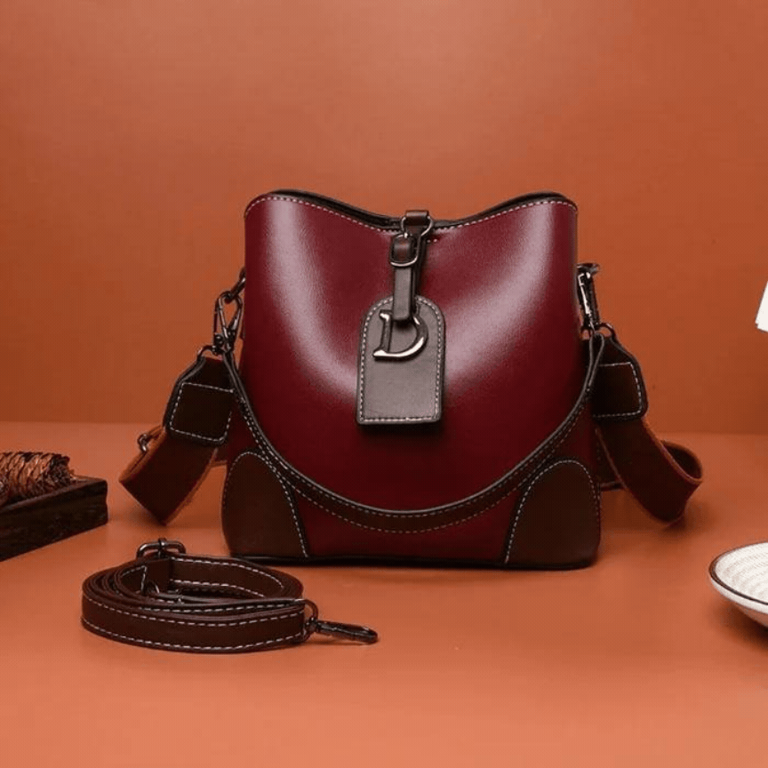 Frendorf | ShoulderBag: Echtes Leder Nische Damen Umhängetasche