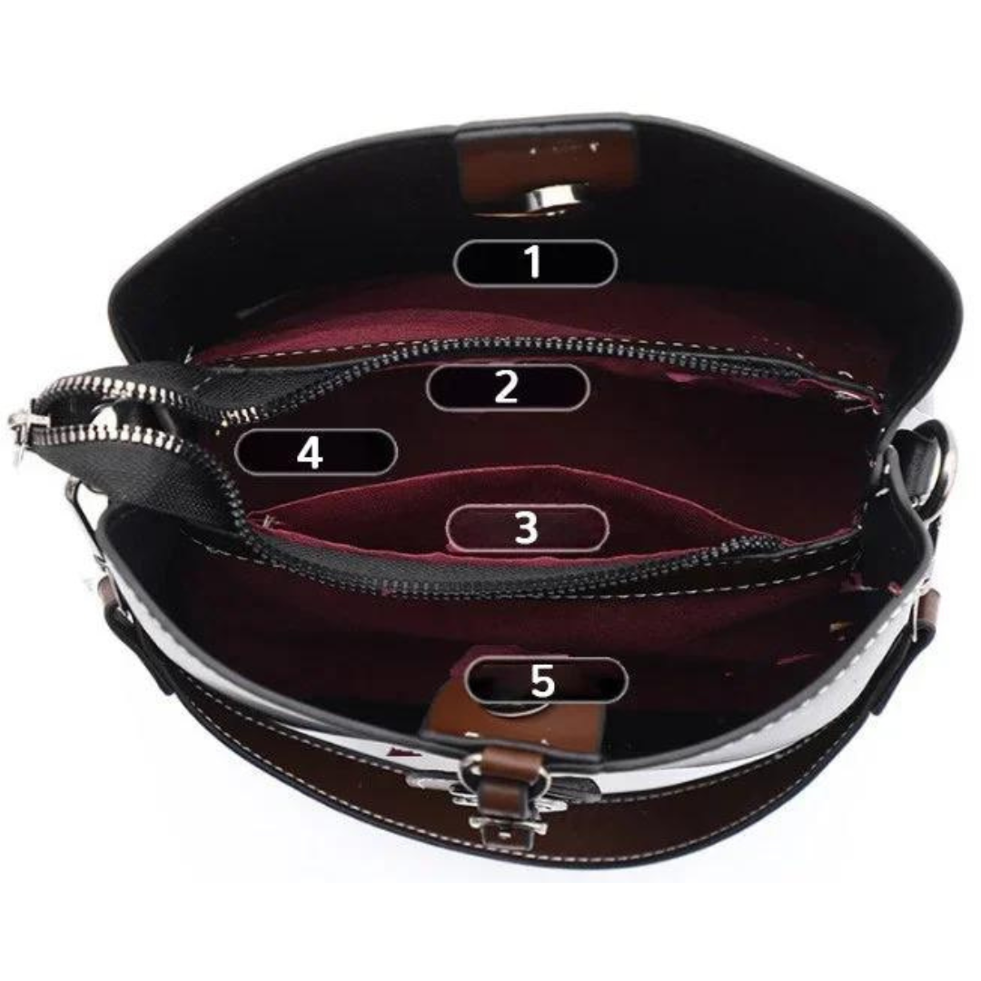 Frendorf | ShoulderBag: Echtes Leder Nische Damen Umhängetasche