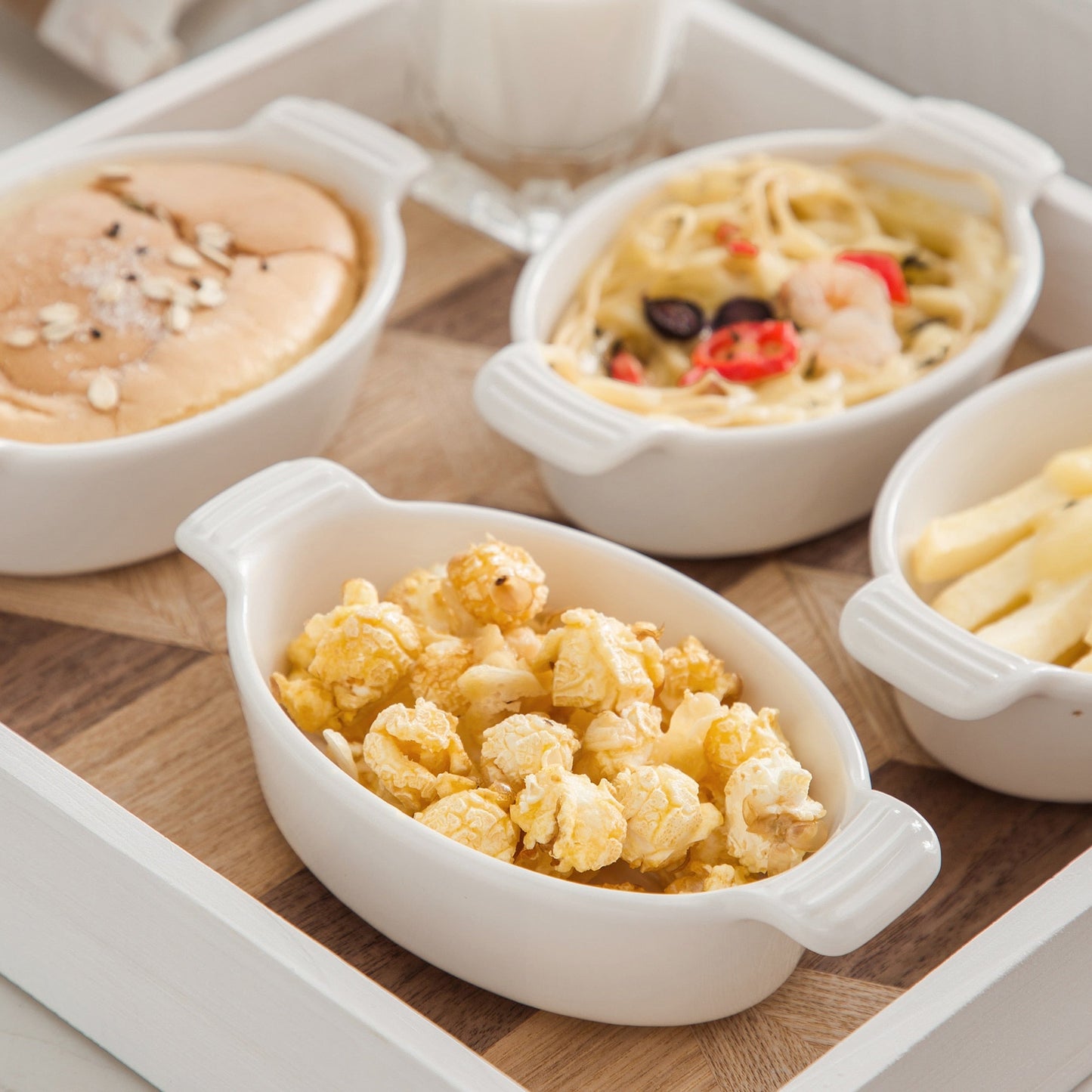 Frendorf | Backplatte mit Griff Souffle Brulee Tapas Tortenbackformen