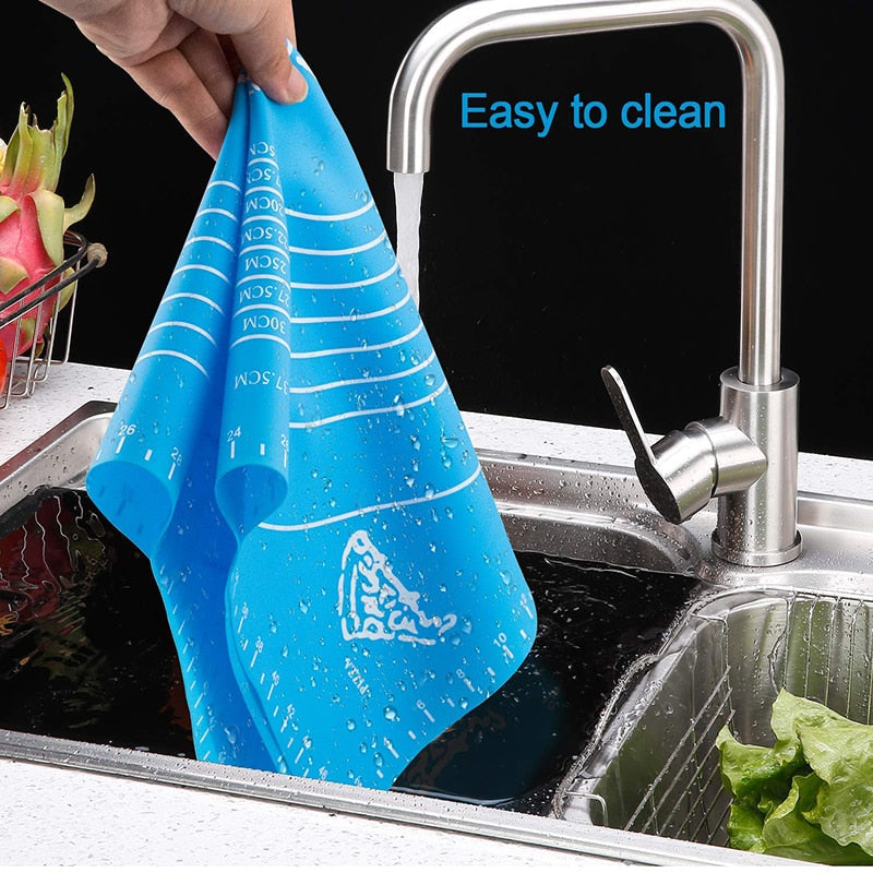 Frendorf | Backmatte Blech Backmatte zum Ausrollen von Teig Antihaft-Maker Halter