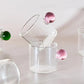 Frendorf Behandelte Espresso -Glasbecher -Set Von 2