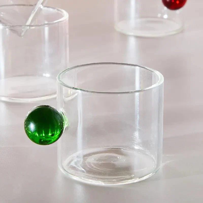 Frendorf Behandelte Espresso -Glasbecher -Set Von 2