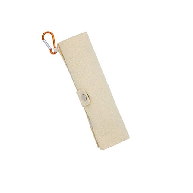 Bamboo Besteckset mit tragbarem Etui