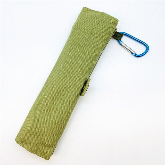 Bamboo Besteckset mit tragbarem Etui