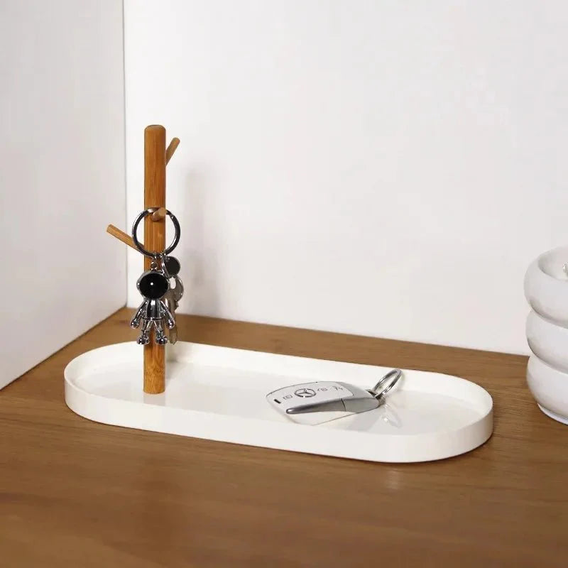 Bamboo Tree Schmuck Organizer
