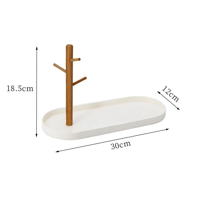 Bamboo Tree Schmuck Organizer