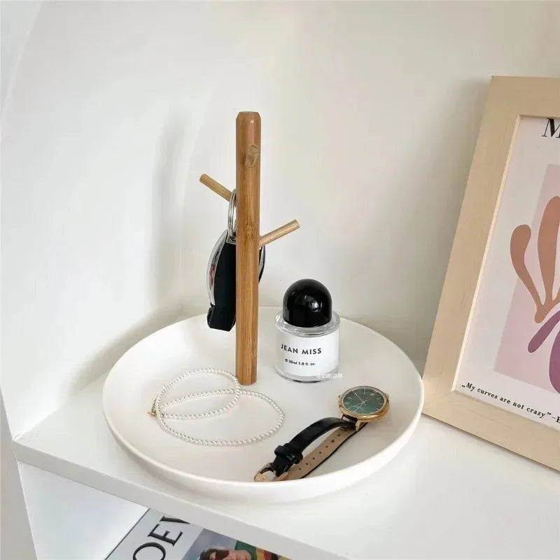 Bamboo Tree Schmuck Organizer