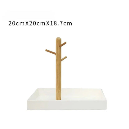 Bamboo Tree Schmuck Organizer
