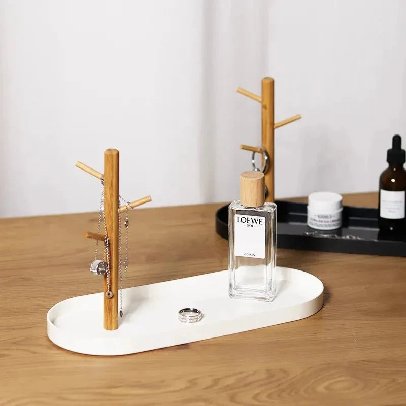 Bamboo Tree Schmuck Organizer