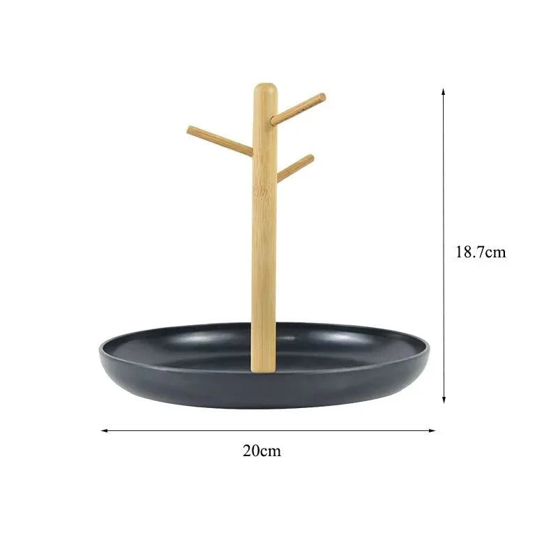 Bamboo Tree Schmuck Organizer