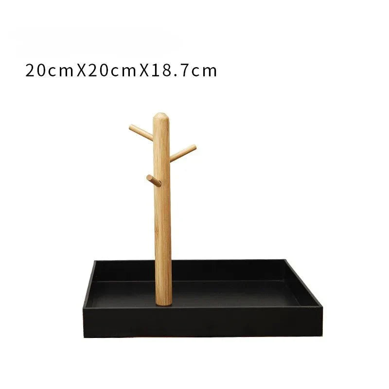 Bamboo Tree Schmuck Organizer