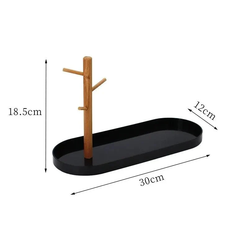 Bamboo Tree Schmuck Organizer