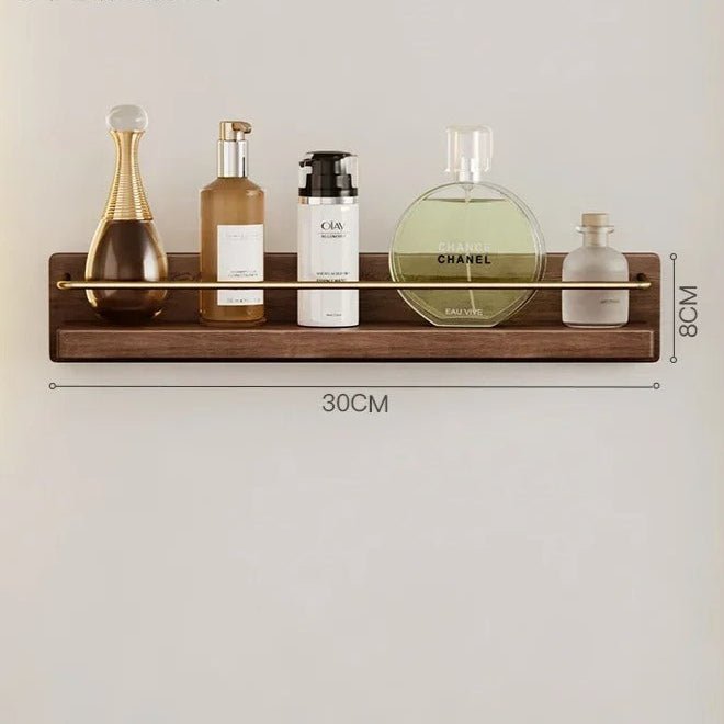 Frendorf | BAMBOORA – Bambus-Wandgarderobe mit Regal für intelligente Aufbewahrung