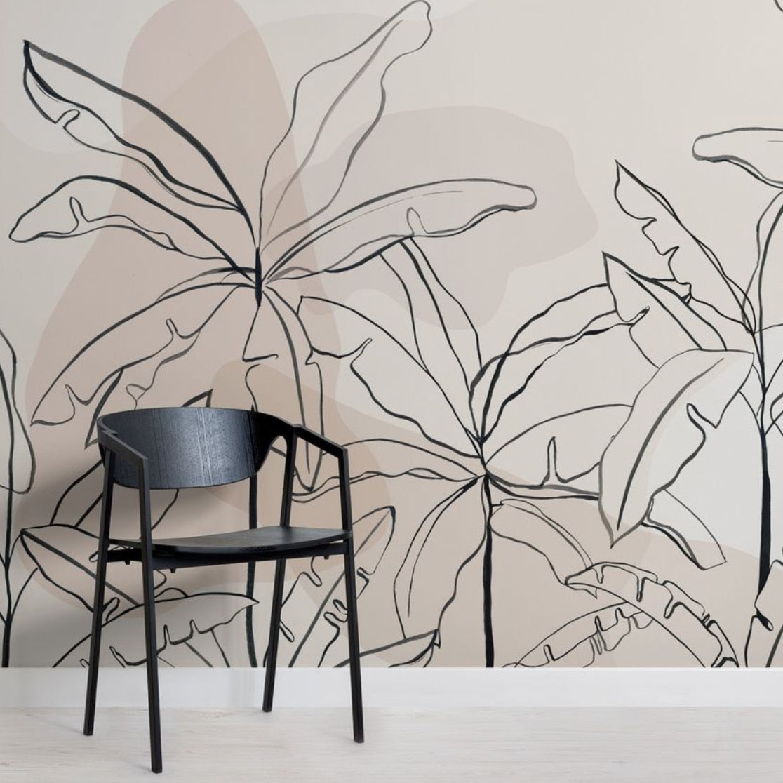 Banana Tree Tapete: Verbessern Sie Ihre Dekoration