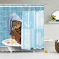 Tier-Serie Badezimmer Duschvorhang - Wasserfestes Polyester mit Schimmelschutz