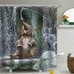 Tier-Serie Badezimmer Duschvorhang - Wasserfestes Polyester mit Schimmelschutz