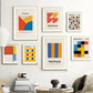 Deutsche Retro Kunst Galerie Wand Leinwand Poster