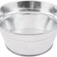 Frendorf | American Metalcraft MTUB69 Natur galvanisierter Stahl ovales Bad mit seitlichem Griff 8-5/8" L X 5-1/2" B X 2-1/2" H 32-Unzen, Silber