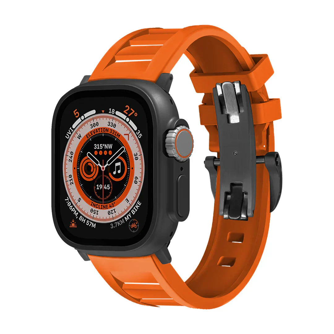 Frendorf | FKM Butterfly Schnalle Band für Apple Watch