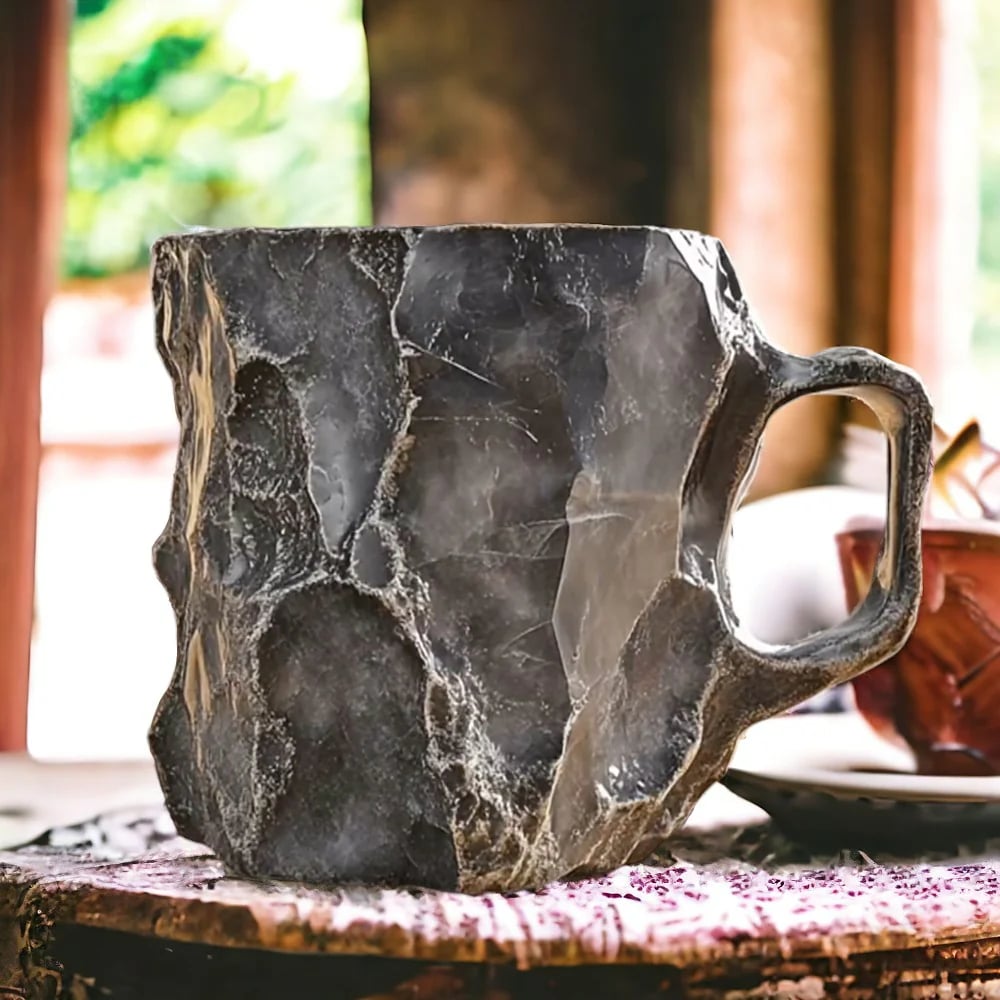 Frendorf |  Mineral - Kaffeetasse aus Kristall - Natürliche Eleganz
